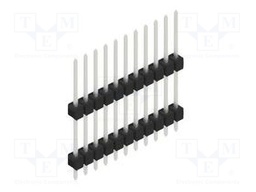 Connector: pin strips; pin header; male; PIN: 11; 2.54mm; THT; 1x11