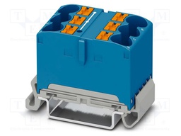 Splice terminal: rail; 57A; 800V; push-in; PA; L: 25.1mm; 0.5÷16mm2