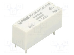 Relay: electromagnetic; SPDT; Ucoil: 9VDC; Icontacts max: 8A; RM12N