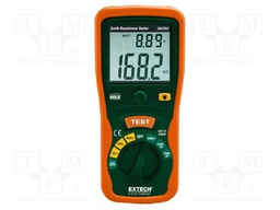 Earthing resistance meter; double LCD; R range: 0÷200kΩ