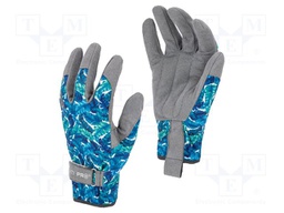 Protective gloves; Size: 9; artificial leather; women's; tag