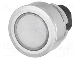 Switch: push-button; 30mm; Stabl.pos: 2; white; IP65; witout symbol