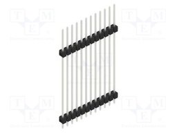Connector: pin strips; pin header; male; PIN: 12; 2.54mm; THT; 1x12