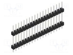 Connector: pin strips; pin header; male; PIN: 19; 2.54mm; THT; 1x19