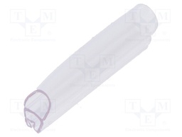 Markers for cables and wires; 1.3÷3mm; PVC; transparent; PT+