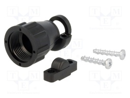 Cable hood and fastener; CPC; Case: size 11; 8.3mm; straight