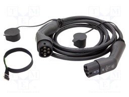 Cable; Type 2,both sides; 5m; three-phase; 32A; 480V; IP55; 22kW