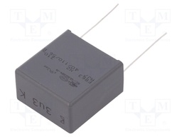 Capacitor: polypropylene; X2; 3.3uF; 27.5mm; ±10%; 32x33x18mm