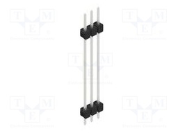 Connector: pin strips; pin header; male; PIN: 3; 2.54mm; THT; 1x3