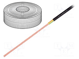 Wire: motor; chainflex® CFPE; 1G6mm2; TPE; black; stranded; Cu; 6mm2