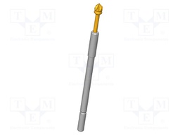 Test needle; Operational spring compression: 4mm; 20A; Ø: 2mm