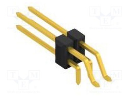 Connector: pin strips; pin header; male; PIN: 4; 2.54mm; SMT,THT