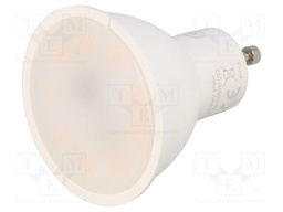 LED lamp; warm white; GU10; 230VAC; 410lm; 4.9W; 120°; 3000K