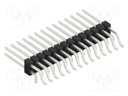 Connector: pin strips; pin header; male; PIN: 28; 2.54mm; SMT,THT