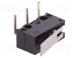 Microswitch SNAP ACTION; with lever; SPDT; 3A/125VAC; ON-(ON)