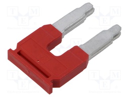 Comb bridge; ways: 2; red; Width: 16mm; UL94V-0