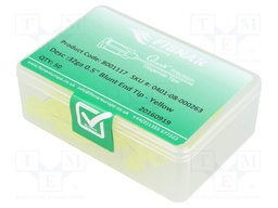 Needle: steel; 0.5"; Size: 32; straight; 0.1mm; Mounting: Luer Lock