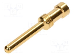 Contact; male; 2.5mm2; 14AWG; Han E HMC; gold-plated; crimped; 16A