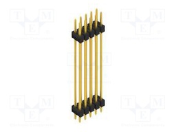 Connector: pin strips; pin header; male; PIN: 10; 2.54mm; THT; 2x5