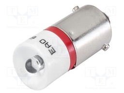 LED lamp; red/yellow; BA9S; 24VDC; No.of diodes: 2