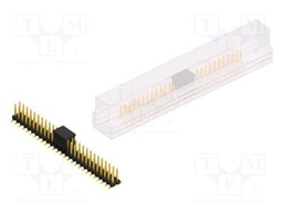 Connector: pin strips; pin header; male; PIN: 54; 2.54mm; SMT; 2x27