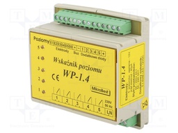 Module: level monitoring relay; conductive fluid level; DIN