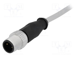 Plug; M12; PIN: 3; male; A code-DeviceNet / CANopen; 1m; straight