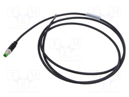 Cable: for sensors/automation; M8; PIN: 3; straight; 1.5m; plug