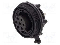 Connector: circular; socket; female; PIN: 7; 5A; 277V; IP68,IP69K