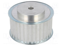 Belt pulley; AT10; W: 50mm; whell width: 66mm; Ø: 100mm; aluminium