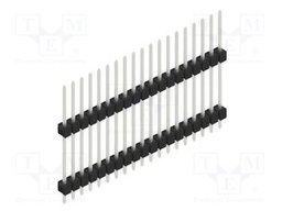 Connector: pin strips; pin header; male; PIN: 19; 2.54mm; THT; 1x19