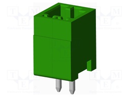 Connector: pluggable terminal block; socket; male; straight; THT