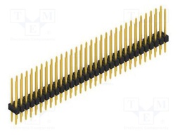 Connector: pin strips; pin header; male; PIN: 62; 2.54mm; THT; 2x31
