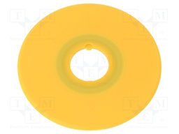 Warning plate; 16mm; Ømount.hole: 16mm; Ø: 60mm