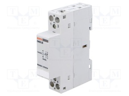 Contactor: 2-pole installation; 20A; 12VAC,12VDC; NO x2