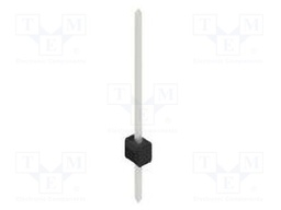 Connector: pin strips; pin header; male; PIN: 1; 2.54mm; THT; 1x1