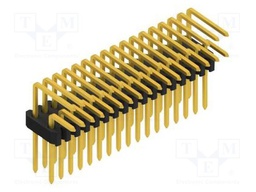 Connector: pin strips; pin header; male; PIN: 34; 1.27mm; THT; 2x17