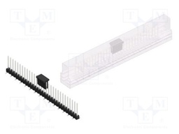 Connector: pin strips; pin header; male; PIN: 30; 2.54mm; SMT; 1x30