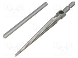 Taper reamer; Blade: 55-58 HRC; carbon steel; Tool length: 127mm