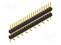 Connector: pin strips; pin header; male; PIN: 20; 2.54mm; SMT; 1x20