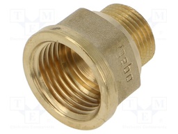 Male-female,reductive,hexagonal; brass CW617N; BR