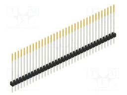 Connector: pin strips; pin header; male; PIN: 35; 2.54mm; THT; 1x35