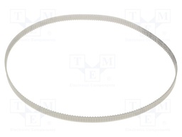 Timing belt; T2.5; W: 8mm; H: 1.3mm; Lw: 540mm; Tooth height: 0.7mm