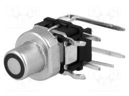 Switch: keypad; Pos: 2; SPST-NO; 0.05A/12VDC; silver; Illumin: LED