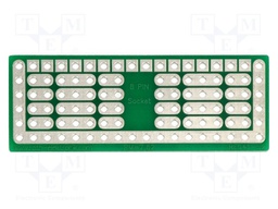 Board: universal; single sided,prototyping; W: 17.14mm; L: 46.99mm