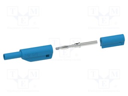 Connector: 2mm banana; plug; blue