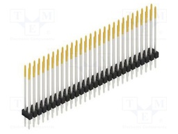Connector: pin strips; pin header; male; PIN: 56; 2.54mm; THT; 2x28