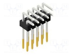 Connector: pin strips; pin header; male; PIN: 10; 2.54mm; THT; 2x5