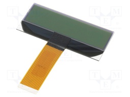 Display: LCD; alphanumeric; STN Positive; 16x2; 69.8x78.55x2.94mm