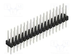 Connector: pin strips; pin header; male; PIN: 36; 2.54mm; THT; 2x18